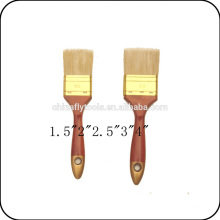 wholesale pure beige boiled bristle plastic paint brush